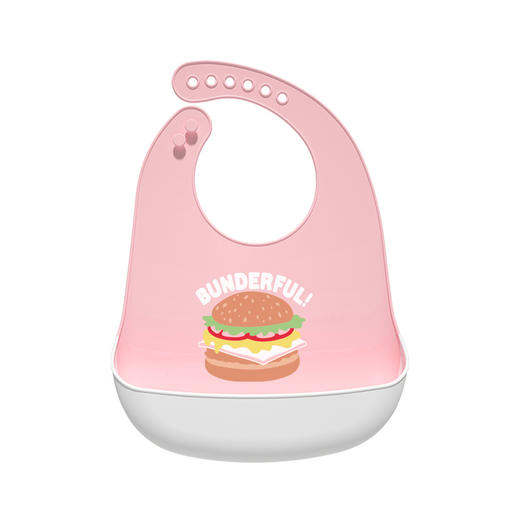 【萌宝必备！食品级硅胶围兜】立体防水，超软材质，免洗设计，让宝宝吃饭更方便，更干净！硅胶婴儿宝宝吃饭围兜，大号口水兜，为您的孩子提供全方位的保护！ 商品图4