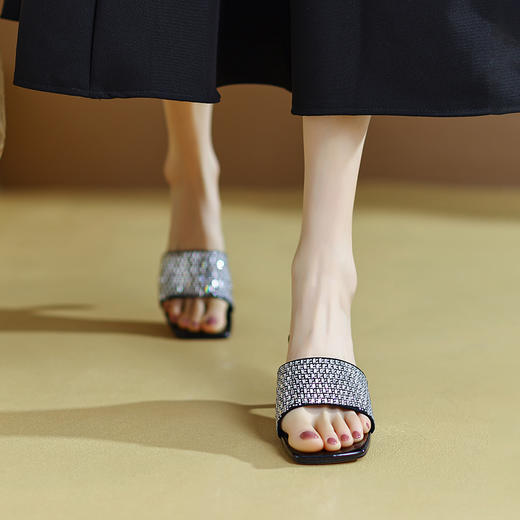 优雅个性，里外全皮名媛爆款凉拖DB-M5302 商品图8