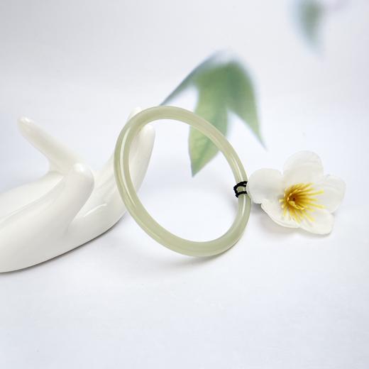 和田玉手镯-晴水叮当美人条 商品图0