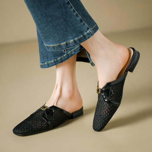 夏季新款，网面镂空拖鞋懒人拖ML-74 商品图5