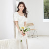 VICTORIA&VERA夏季新款“诗意盎然”系列新中式盘扣装饰宽领收腰设计师版女式连衣裙中长款 商品缩略图2