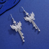 子佩集S990银【秋雪蝶】花丝耳环【QFES027】2306 商品缩略图3