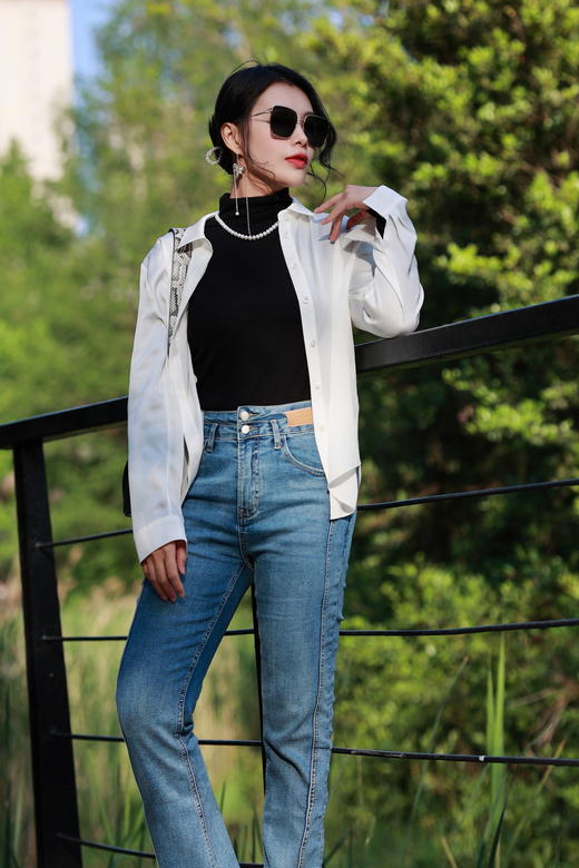 【雾境定制】紫荆蝴蝶 小众古风设计师款 S990足银+淡水珍珠耳环 SEH0454 商品图8