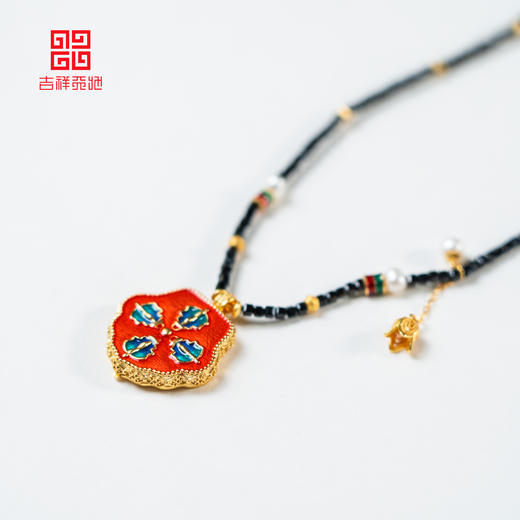 吉祥天地 绿度母尖晶石项链 商品图1