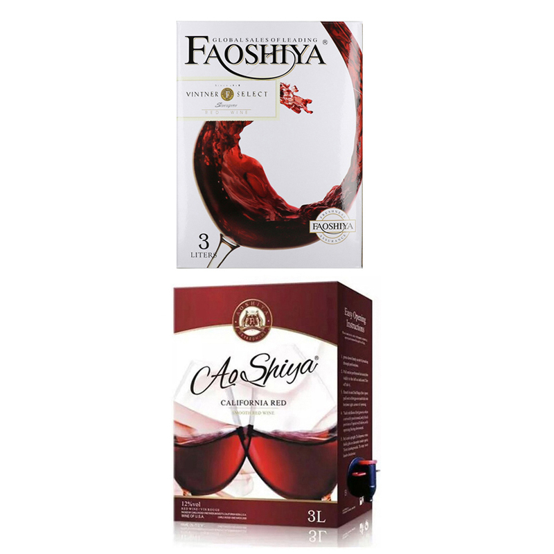 澳大利亚澳时亚干红3L方盒装单杯/双杯（随机配送）