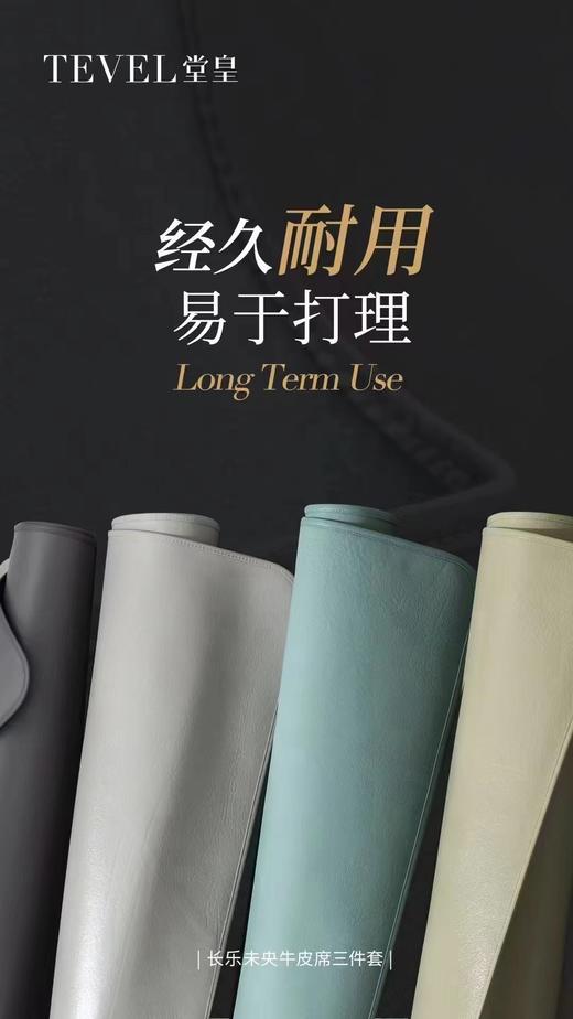 6F【堂皇】 长乐未央牛皮席三件套 商品图3