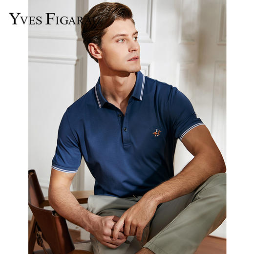 YvesFigarau伊夫·费嘉罗休闲短袖T恤930803 商品图0
