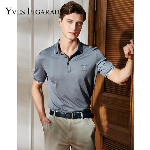 YvesFigarau伊夫·费嘉罗休闲短袖T恤930808 商品图0