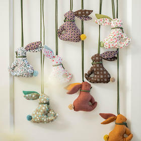 阳春小镇 小兔子香包衣柜持久香气薄荷艾草薰衣草除味香囊