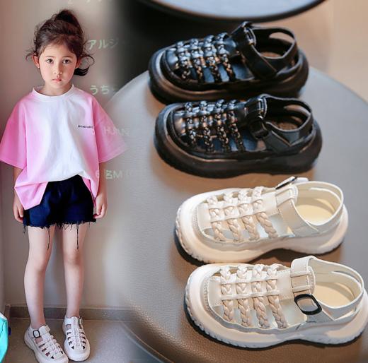 【儿童凉鞋】夏季小女孩洋气公主鞋中大童软底包头儿童鞋子 商品图2