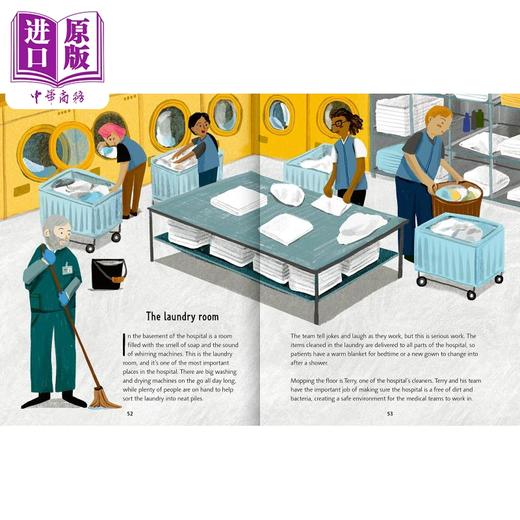 【中商原版】The Hospital: The Inside Story 场景故事：医院 英文原版进口图书 儿童绘本故事图画书 精装精品童书 生活百科 商品图1