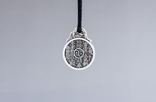 矩德泉坊 纯银手作   山鬼龙首挂花（2.2厘米版）704 商品图0