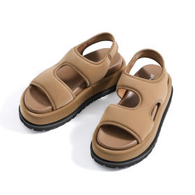 ~·纯色厚底运动休闲2色凉鞋女夏季简约舒适百搭鞋子