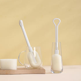 FaSoLa 长柄家用杯刷洗杯刷清洁刷无死角海绵刷子奶瓶刷可替换