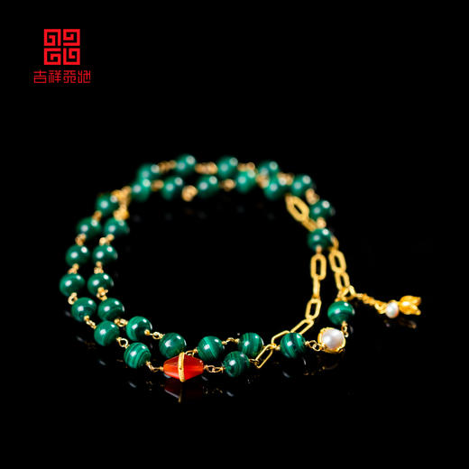 吉祥天地 孔雀石项链 商品图1