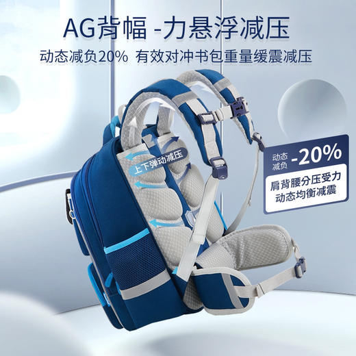 KK树小学生书包一二三到六年级女生1一3减负护脊男孩儿童减压超轻 商品图6