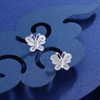 子佩集S990银【留连戏蝶】耳钉【MXED006】2306 商品缩略图3