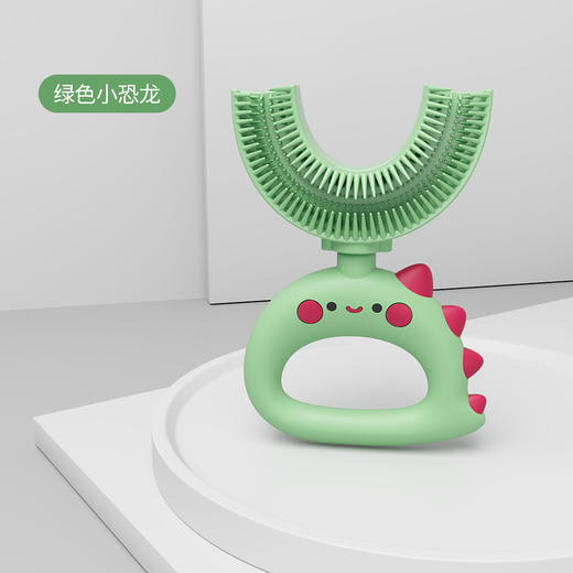 【全面清洁！培养刷牙好习惯】儿童专用U型硅胶牙刷，护齿效果显著。采用食品级硅胶材质，无毒无味，安全可靠。手动设计，方便孩子掌握正确的刷牙方法，培养良好的口腔卫生习惯sh 商品图8