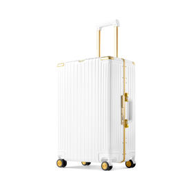 城市胶囊- 窄边精致铝框系列旅行箱9890K-白