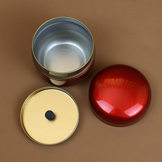 苹果罐电镀亮【通版 • 约装50g• 红色】5元 一个/共200个 商品图3