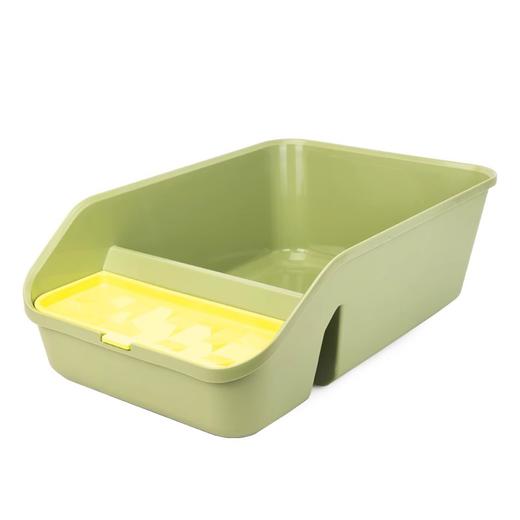 猫砂盆超大号非全封闭式幼猫小号猫砂盆猫厕所猫沙盆防臭溅猫屎盆 商品图4