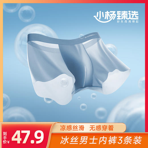 [三只羊网络] 小杨臻选 冰丝男士内裤*3 商品图0