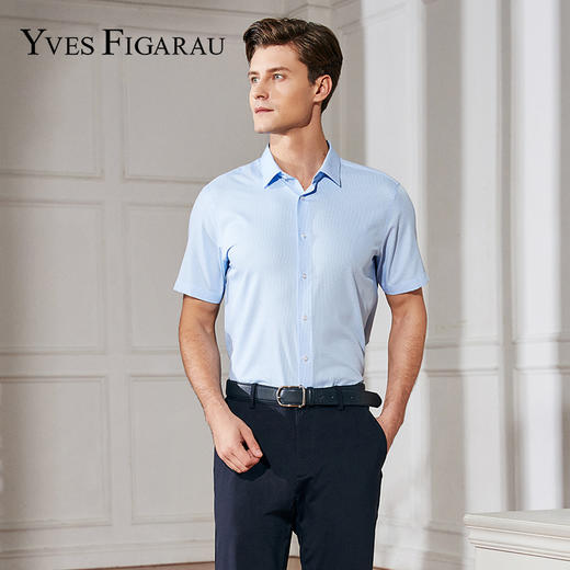 YvesFigarau伊夫·费嘉罗休闲短袖衬衫932420 商品图0