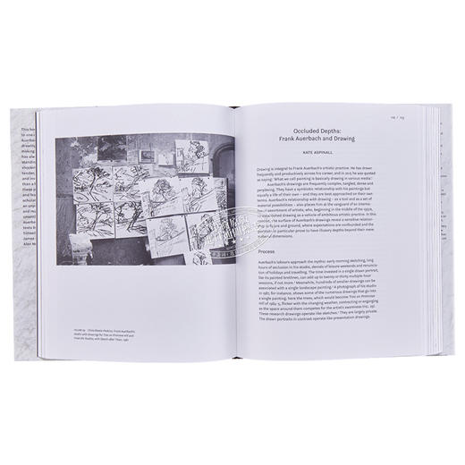 【中商原版】Frank Auerbach Drawings Of People 进口艺术 弗兰克·奥尔巴赫：人物素描 Yale 商品图5
