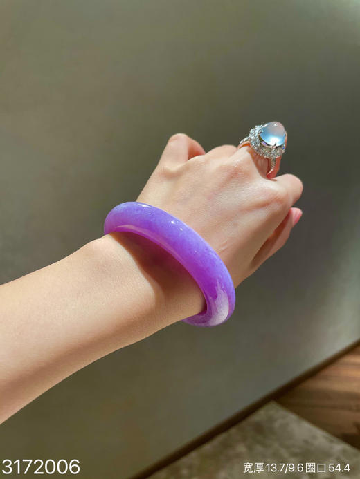 冰艳紫手镯【3172006】圈口54.4~具体价格微信咨询 商品图2