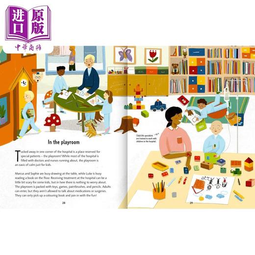 【中商原版】The Hospital: The Inside Story 场景故事：医院 英文原版进口图书 儿童绘本故事图画书 精装精品童书 生活百科 商品图3