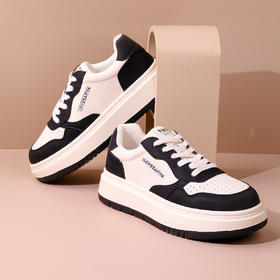 Safiya/索菲娅2023秋季新品新潮街头拼色厚底运动百搭休闲板鞋 SF33112067