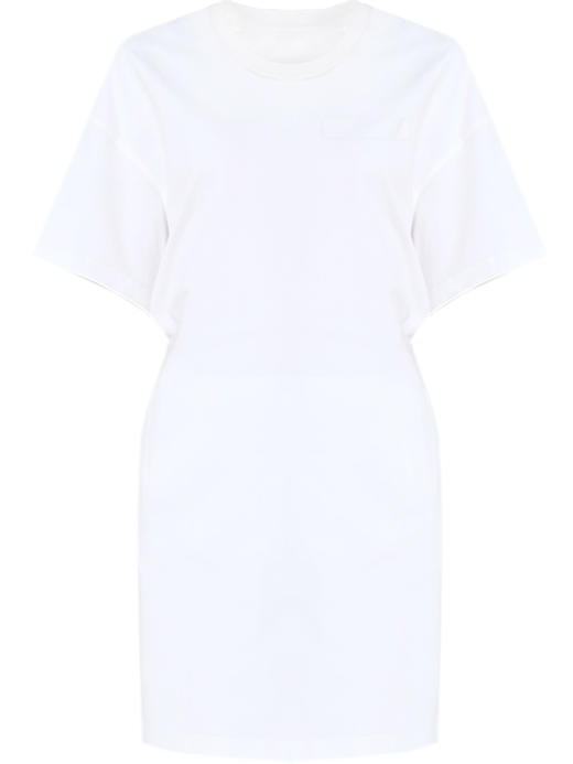 Self Who新疆精梳棉连衣裙透气不易皱小众后背镂空减龄初恋小白裙 商品图3