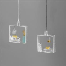 梵灵快乐猫宅趣味场景耳钉S925银原创设计女显瘦款