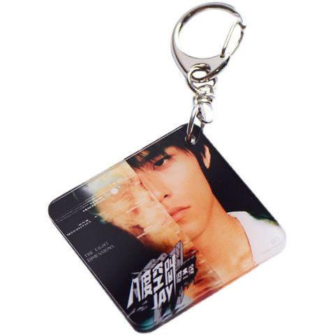 JAY周杰伦封面专辑照钥匙扣书包挂件挂饰明星应援粉丝周边纪念品 商品图4
