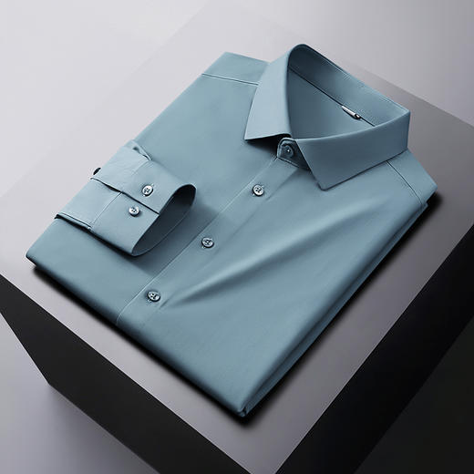 秒【新款DDP】大码三防衬衫防水防油防污加肥加大长袖衬衫大号衬衣 商品图4