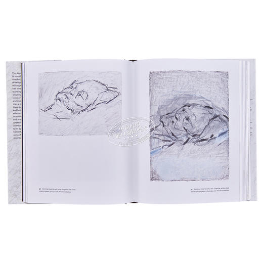 【中商原版】Frank Auerbach Drawings Of People 进口艺术 弗兰克·奥尔巴赫：人物素描 Yale 商品图4