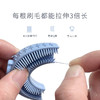 【全面清洁！培养刷牙好习惯】儿童专用U型硅胶牙刷，护齿效果显著。采用食品级硅胶材质，无毒无味，安全可靠。手动设计，方便孩子掌握正确的刷牙方法，培养良好的口腔卫生习惯sh 商品缩略图3