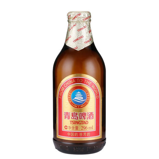 青岛小棕金金质啤酒296ml 商品图0