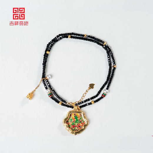 吉祥天地 绿度母尖晶石项链 商品图2
