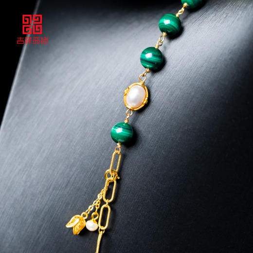 吉祥天地 孔雀石项链 商品图0
