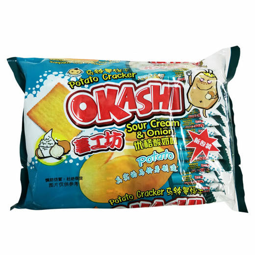 192g薯工坊酸奶奶洋葱味饼干 商品图0