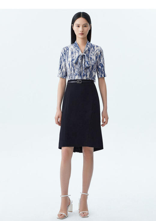 【XXL11】LANCY/朗姿 收腰鱼尾半身裙LSSP00WSK104A61 商品图2