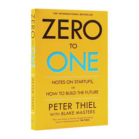 英文原版 Zero to One 从零到一 英文版 进口英语原版书籍