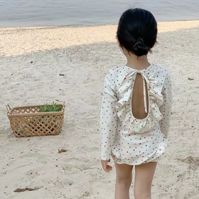 夏男女小童长袖连体泳衣A230605（码数100-140）