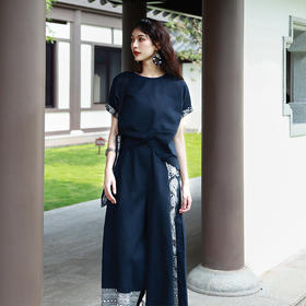 山黛棉麻碎花阔腿裤 | 现货加急发