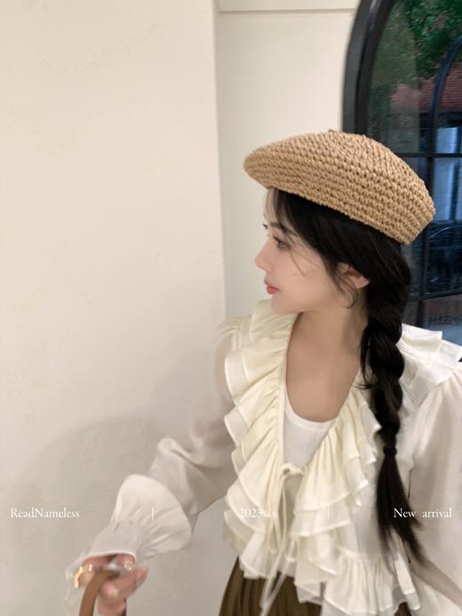 Read Nameless /小花园衬衫+劈叉裙棕色 商品图9