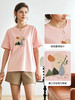 OLrain欧芮儿法式粉色短袖T恤女夏季2023年新款宽松立体刺绣上衣 商品缩略图1
