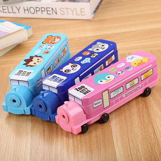 【福利】网红文具盒多功能可爱精美火车铅笔盒男女孩儿童小学生卡通创意 商品图0