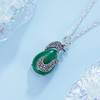 子佩集S925银【笑歌醉梦】绿玉髓吊坠【CY060348】(不含链)2306 商品缩略图1