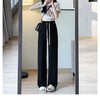 【窄版西装阔腿裤女裤，春夏休闲直筒高腰宽松】小个子夏季薄款，高腰设计令身材更显纤细，裤子宽松舒适，展现女性优雅与大方。 商品缩略图2
